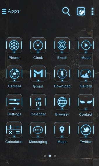 Image 2 for Robot GO Launcher Theme