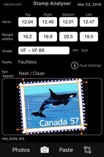 Image 0 for Stamp Analyser