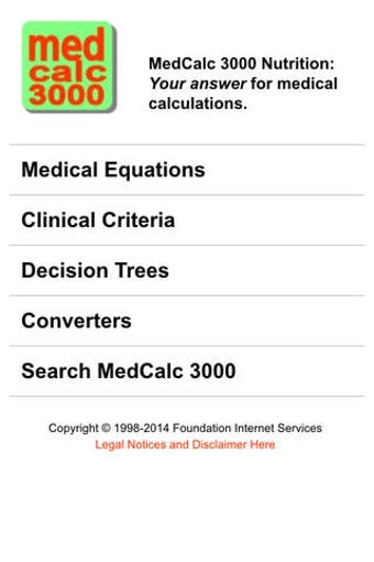 Imagen 0 para MedCalc 3000 Nutrition