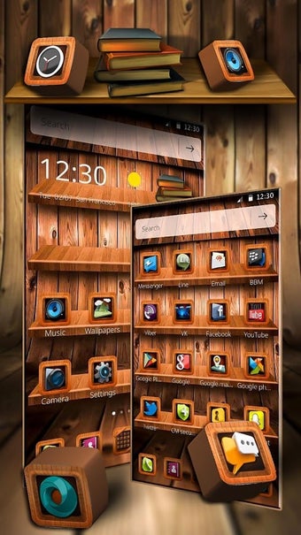 Imagen 0 para Wooden Touch Launcher