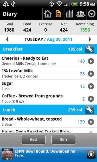 Imagen 3 para Calorie Counter - MyFitne…
