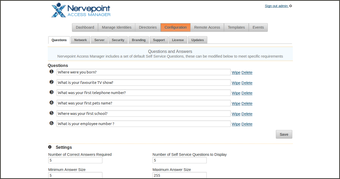 Image 0 for Nervepoint Access Manager