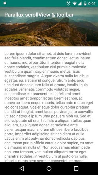 Imagen 0 para ObservableScrollView demo