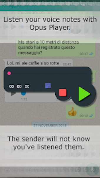 Imagen 0 para Opus Player - WhatsApp Au…