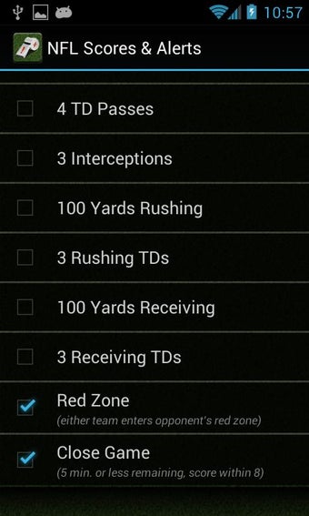 Imagen 1 para NFL Scores & Alerts