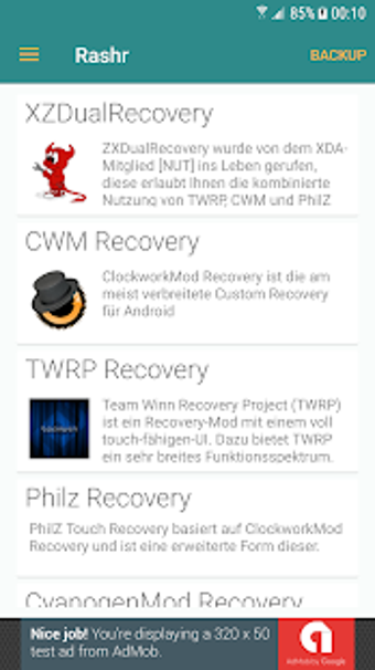 Image 1 for [ROOT] Rashr - Flash Tool