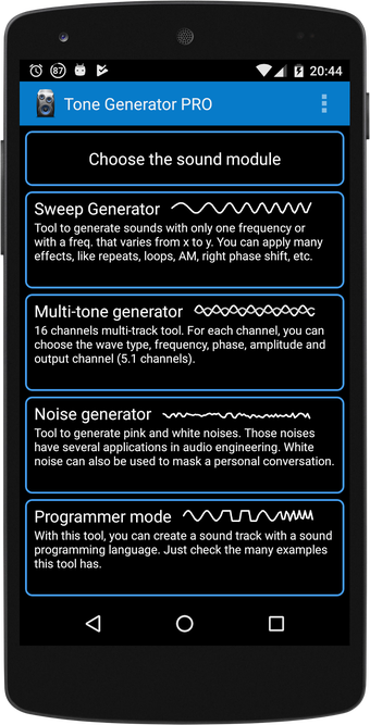 Imagen 0 para Tone Generator PRO