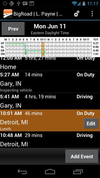 Image 3 for BigRoad Trucking Logbook …