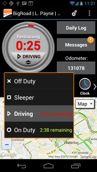 Image 1 for BigRoad Trucking Logbook …