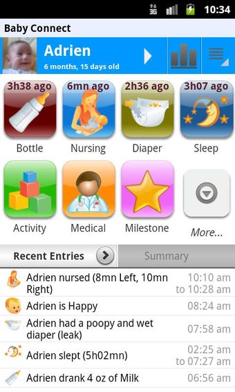 Image 3 for Baby Connect (activity lo…