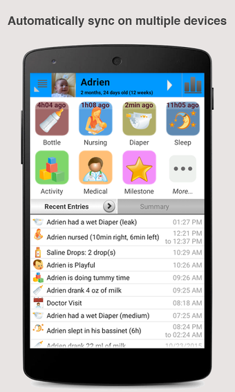 Image 0 for Baby Connect (activity lo…