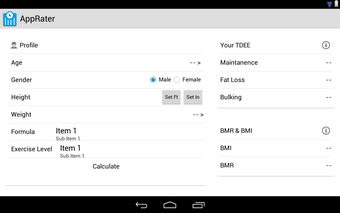 Imagen 0 para MyFitness Calculator Beta