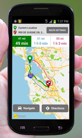 Imagen 1 para Scout GPS Navigation & Me…