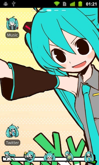 Imagen 0 para GO Launcher EX Theme -Mik…