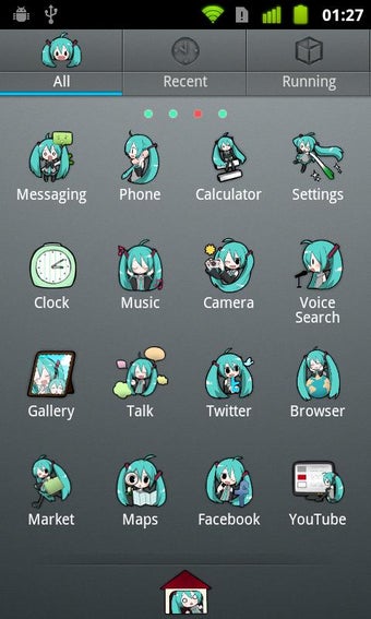 Imagen 2 para GO Launcher EX Theme -Mik…
