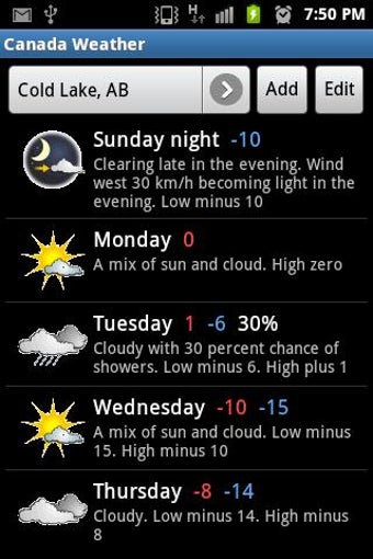 Imagen 1 para Canada Weather