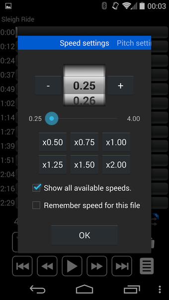 Imagen 0 para Audipo:Audio Speed Change…