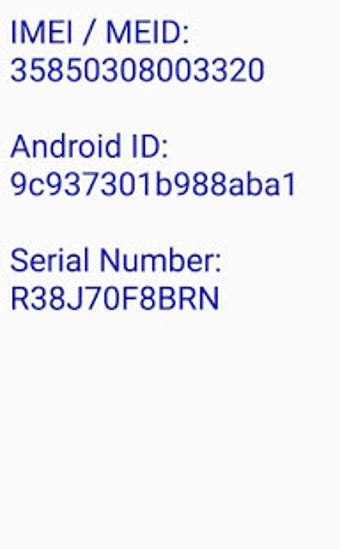 Image 0 for Device ID