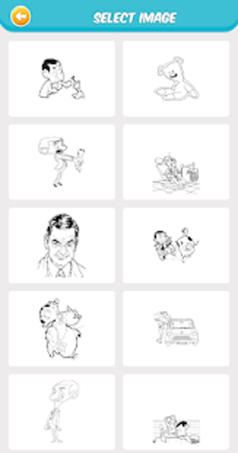 Image 2 for Mr comedy bean coloring p…