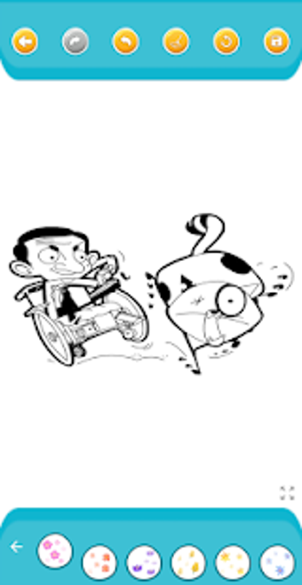Image 1 for Mr comedy bean coloring p…