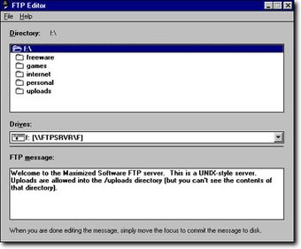 Image 0 for FTP Editor
