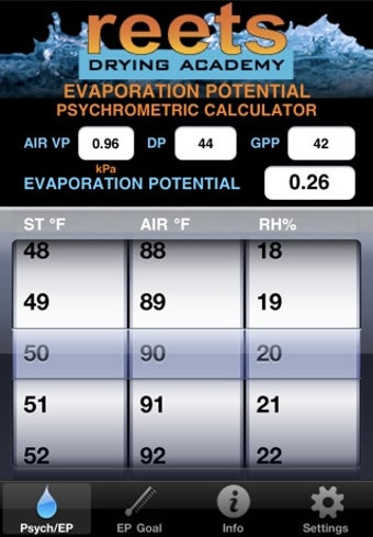 Image 0 for ReetsDryCalc - Reets Dryi…