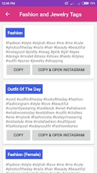 Imagen 1 para Hashtags for Instagram