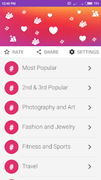 Imagen 0 para Hashtags for Instagram