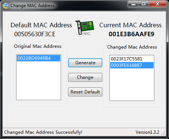 Imagen 1 para Change MAC Address