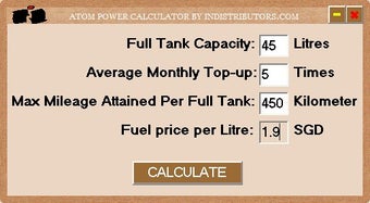 Image 0 for Atom Power Calculator