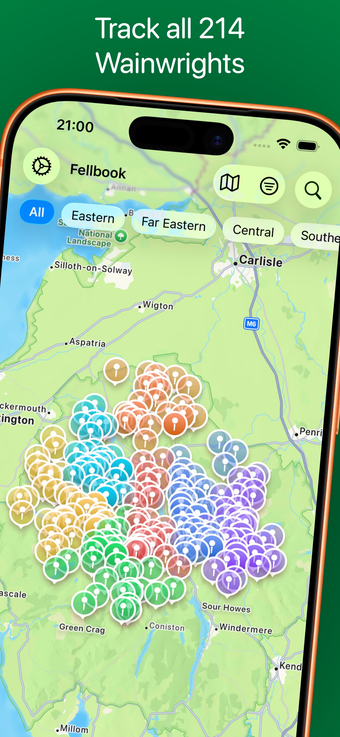 Image 0 for Fellbook: track Wainwrigh…