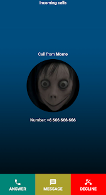 Image 1 for Momo Fake Call Joke