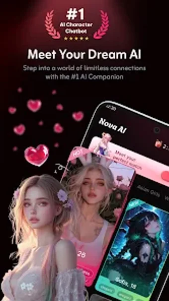 Imagen 0 para Nova AI: My Girlfriend Ch…