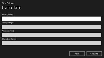 Image 0 for Ohm's Law for Windows 8