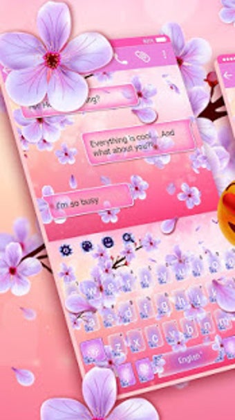 Image 1 for Beautiful SMS Keyboard Th…