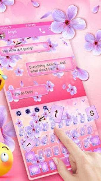 Image 2 for Beautiful SMS Keyboard Th…