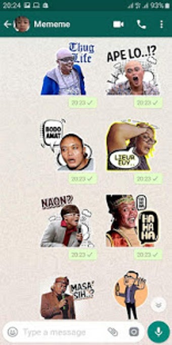Image 3 for Stiker WA Lucu Lawak Kond…