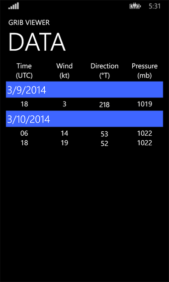 Image 3 for GRIB Viewer for Windows 1…