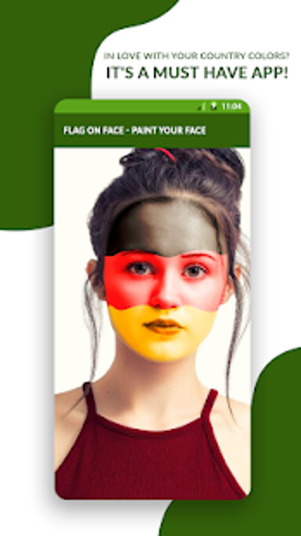 Image 0 for Flag Face App Free: Paint…