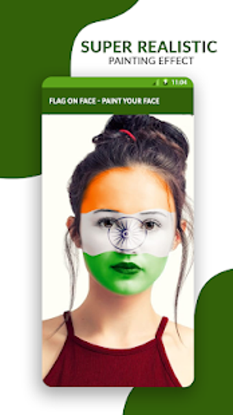 Imagen 3 para Flag Face App Free: Paint…