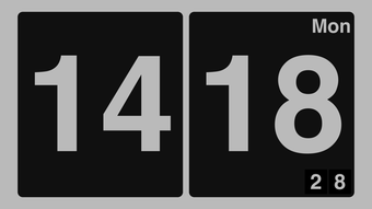 Image 0 for Zen Flip Clock for TV