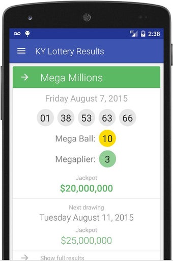 Imagen 0 para KY Lottery Results