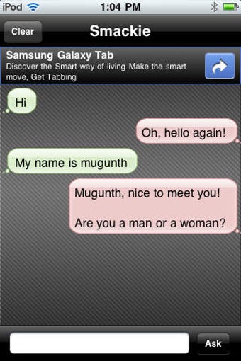 Image 0 for Smackie ChatBot