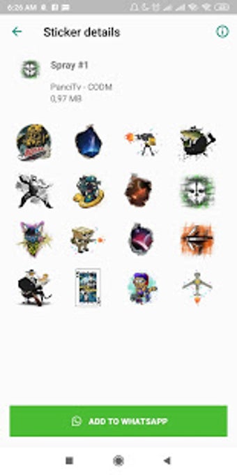 Imagen 1 para WaStickerApps: CODM