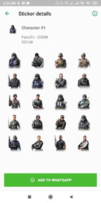 Imagen 1 para WaStickerApps: CODM