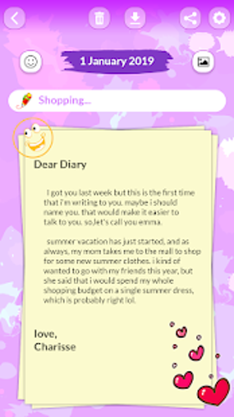 Image 2 for Secret diary with lock - …