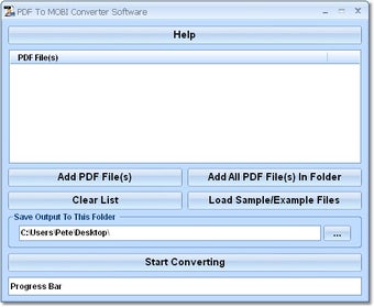 Image 0 for PDF To MOBI Converter Sof…