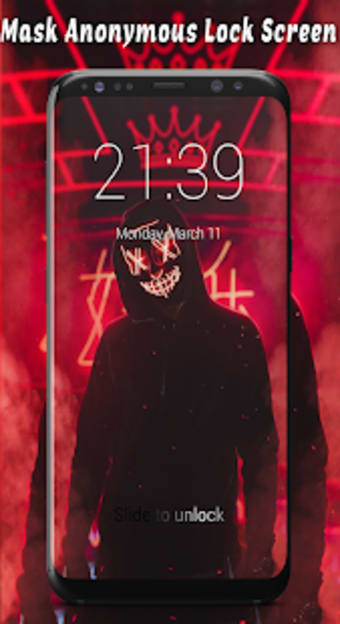 Image 1 for Mask Anonymous Lock Scree…