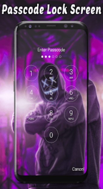 Image 2 for Mask Anonymous Lock Scree…