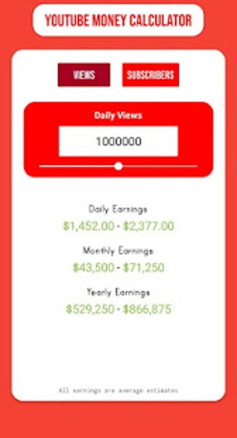 Image 2 for YouTuber Money Calculator…